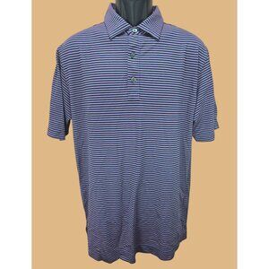 FootJoy Mens Purple Striped Polo Medium Texas Star Golf Course